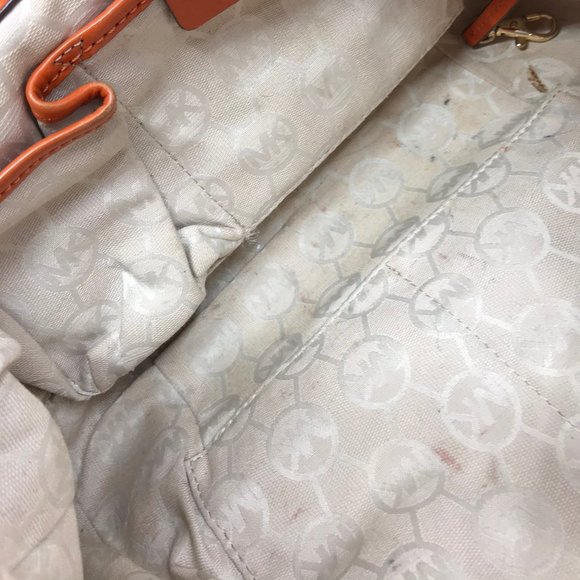 Michael Kors Tan Brown Large Woven Straw Bag - Picture 6 of 8